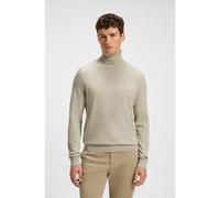 BOSS Maglione a collo alto in cotone e cashmere - Style Akiro_S, 50527573 Beige chiaro L