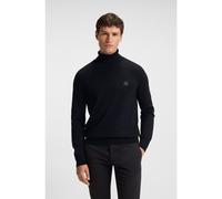BOSS Maglione a collo alto in cotone e cashmere - Style Akiro_S, 50527573 Nero XXXL