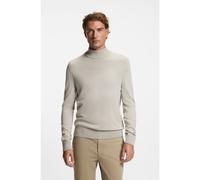 BOSS Maglione a collo alto regular fit in misto lana con logo ricamato - Style Avac_M, 50501761 Beige chiaro S