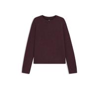 BOSS Maglione a girocollo in tessuto elasticizzato - Style Febisan, 50478315 Rosso scuro XS