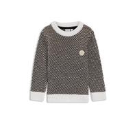 BOSS Maglione da bambini in cotone lavorato a maglia in tre tonalità - Style J52345/09B04A, J52345 Nero 126