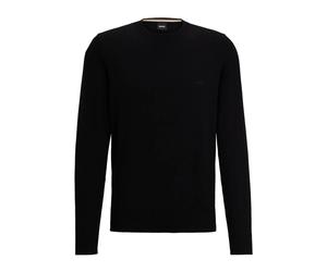 Boss - Maglione Girocollo Nero - - Knitwear - Uomo - Nero - 2XL