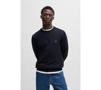 BOSS Maglione in cashmere-cotone con etichetta con logo - Style Kanovano_S, 50527583 Blu scuro XXL