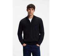 BOSS Maglione in cotone con collo a zip - Style Padro-L, 50516914 Blu scuro S