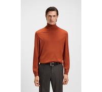 BOSS Maglione regular fit a collo alto in lana merino - Style Musso-P, 50468262 Arancione scuro M