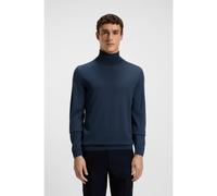 BOSS Maglione regular fit a collo alto in lana merino - Style Musso-P, 50468262 Blu scuro L