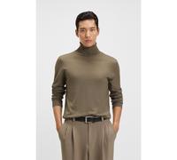 BOSS Maglione regular fit a collo alto in lana merino - Style Musso-P, 50468262 Marrone M