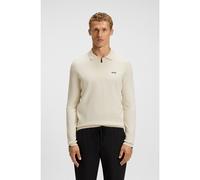 BOSS Maglione regular fit in cotone con colletto polo - Style KN_Ever-X PL, 50551688 Colore neutro XL