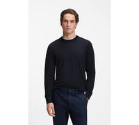 BOSS Maglione regular fit in lana merino - Style H-Leno, 50565469 Blu scuro M