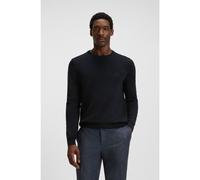 BOSS Maglione regular fit in lana vergine con logo ricamato - Style Botto-L, 50476364 Blu scuro XL