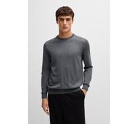 BOSS Maglione regular fit in lana vergine con logo ricamato - Style Botto-L, 50476364 Grigio XXXL