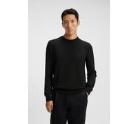 BOSS Maglione regular fit in lana vergine con logo ricamato - Style Botto-L, 50476364 Nero S