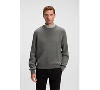 BOSS Maglione relaxed fit con lavorazione a coste - Style Klacier, 50548674 Grigio M