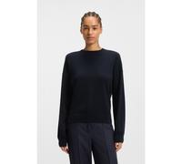 BOSS Maglione relaxed fit in 100% cashmere - Style Fascona, 50547883 Blu scuro XS