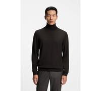 BOSS Maglione slim fit a collo alto in lana merino extra fine - Style Musso-P, 50468262 Marrone scuro L