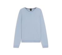 BOSS Maglione slim fit a girocollo in lana merino - Style Leno-P, 50468239 Celeste L