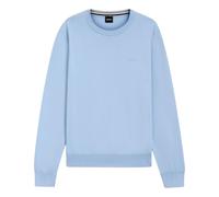 BOSS Maglione Uomo Cotone Girocollo Regular Fit Celeste Upacas-L 50556344