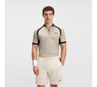BOSS Polo slim fit in jersey mesh con colletto con zip - Style PL_TOC Matchball, 50549498 Beige chiaro L