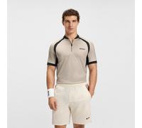 BOSS Polo slim fit in jersey mesh con colletto con zip - Style PL_TOC Matchball, 50549498 Beige chiaro M