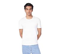 BOSS Mens 3-Pack Crew Neck Cotton Jersey T-Shirts T Shirt, Bright White, Light Pebble Grey, Soil Black, Small US