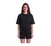 Boss - Mesh Logo Short-Set - - Nightwear & Lounge - Donna - Nero - XL