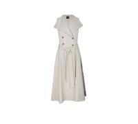 BOSS Vestito doppiopetto a vestaglia in misto lino spigato - Style Datrena1, 50558551 Beige chiaro 38