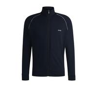 BOSS Giacca di felpa 'Mix&Match' blu scuro / bianco, Taglia M