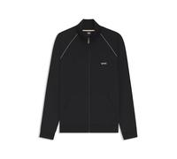 BOSS Giubbotto in cotone elasticizzato con logo ricamato - Style Mix&Match Jacket Z, 50515366 Nero XXL