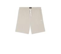 BOSS Bermuda in cotone elasticizzato con logo ricamato - Style Mix&Match Short CW, 50515314 Grigio chiaro XL