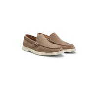 BOSS Mocassini in pelle scamosciata con logo goffrato - Style Sienne_Loaf_sd_N, 50543083 Beige 42
