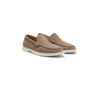 BOSS Mocassini in pelle scamosciata con logo goffrato - Style Sienne_Loaf_sd_N, 50543083 Beige 45