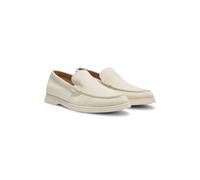 BOSS Mocassini in pelle scamosciata con logo goffrato - Style Sienne_Loaf_sd_N, 50543083 Bianco 45