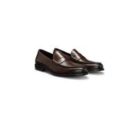 BOSS Mocassini penny in pelle liscia - Style Tayil-L_Loaf_bu, 50548278 Marrone scuro 44