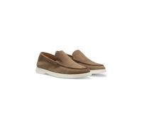 BOSS Mocassini penny in pelle scamosciata con suola a contrasto - Style Sienne_Loaf_sd_N, 50543083 Beige 42
