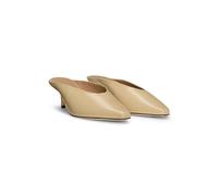 BOSS Mules aperte dietro in nappa - Style Charlize_Mule50_NA, 50536294 Beige chiaro 38