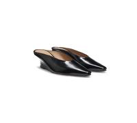 BOSS Mules in pelle con tacco con zeppa - Style Charlize_WdgMle50_AB, 50557742 Nero 38