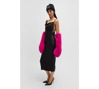 BOSS NAOMI x BOSS Vestito da cocktail con scollatura drappeggiata asimmetrica - Style Detoure, 50532089 Nero 50