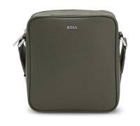 BOSS Reporter bag con scritta del logo color argento - Style Northon_NS zip, 50567390 Verde scuro pz.