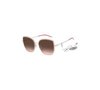 BOSS Occhiali da sole con montatura color carne, aste a forcella e catena brandizzata - Style BOSS 1392/S9FZ57M2, 58098937 Rosa chiaro pz.