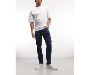 BOSS Orange - Delaware - Jeans slim lavaggio medio-Blu navy W34