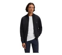 BOSS Giacca lavorata a maglia in cotone-cashmere con toppa con logo - Style Kanozip_S, 50543692 Blu scuro M