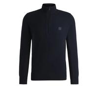 Boss Orange, ,Knitwear ,Uomo ,Blu ,S Kanobix S Pullover con mezza zip