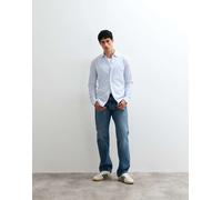 BOSS Orange - My Soft - Camicia slim fit azzurra-Blu L