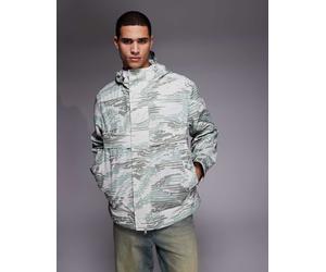 BOSS Orange - Ocombo - Giacca grigia con stampa mimetica argento-Grigio 48