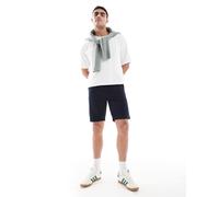 BOSS Orange - Pantaloncini chino slim in cotone blu navy W30