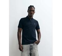 BOSS Orange - Passenger - Polo slim fit in piqué blu scuro-Blu navy M