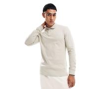 BOSS Orange - Passerby - Polo a maniche lunghe beige-Neutro 4XL