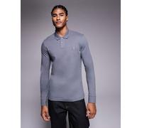 BOSS Orange - Passerby - Polo a maniche lunghe grigio scuro 5XL