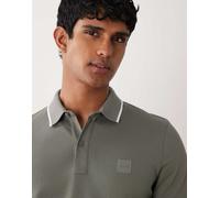 BOSS Orange - Passertip - Polo in piqué grigia-Grigio 3XL
