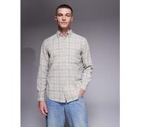 BOSS Orange - Rickert - Camicia grigia a quadri-Grigio M